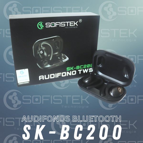 AUDIFONOS BLUETOOTH SOFISTEK SK-BC200