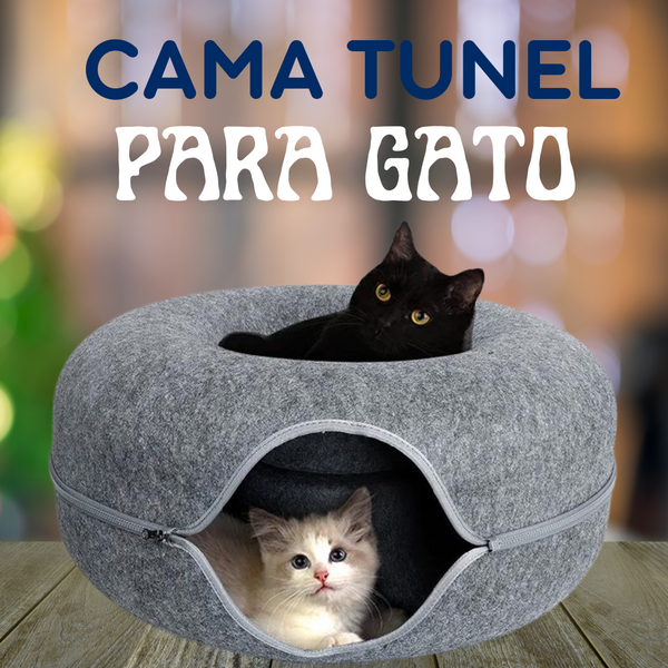 CAMA TUNEL PARA GATOS CatDonut™